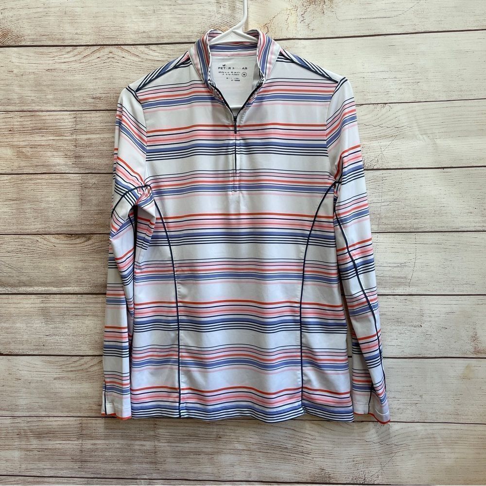 PETER MILLAR MCARTHUR GOLF CLUB QUARTER ZIP TOP